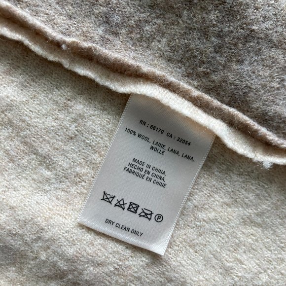 Rosie Neira Denisse 100% Wool Neutral Colorblock Size S Cardigan - Picture 6 of 12